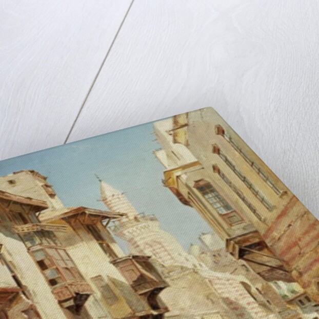 The Mosque of Emir Mindar, Cairo, 1880 by John Jnr. Varley