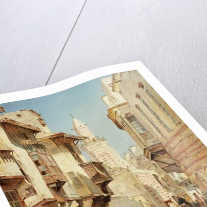 The Mosque of Emir Mindar, Cairo, 1880 by John Jnr. Varley