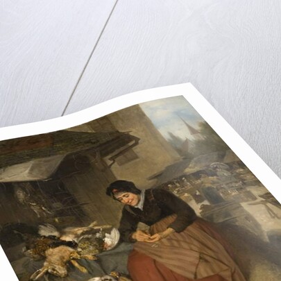 Counting Her Gains, 1894 by J.W. Weben