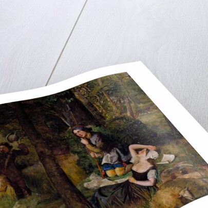 Scene from 'As You Like It' by William Shakespeare by Walter Howell Deverell