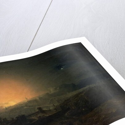 The Fire, Edinburgh by John Martin