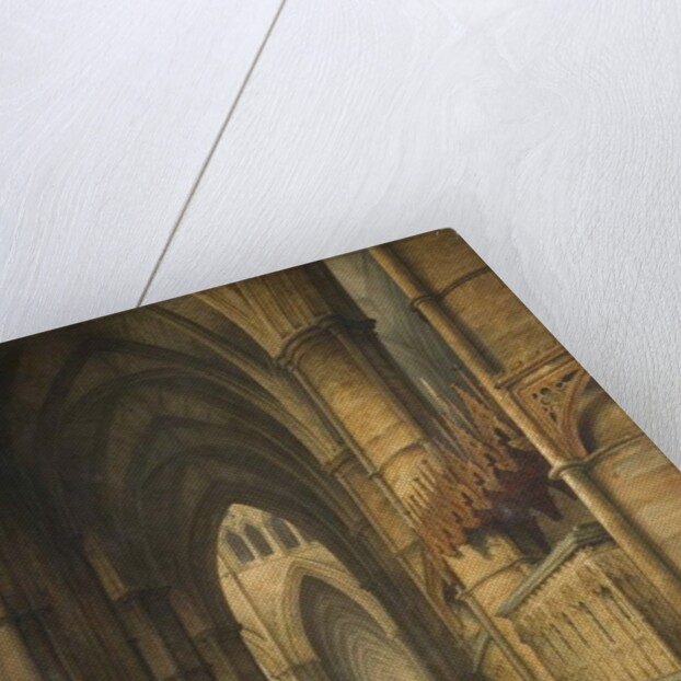 The Tomb of Edward III, Westminster Abbey by David (attr.to) Roberts