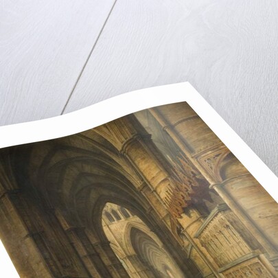 The Tomb of Edward III, Westminster Abbey by David (attr.to) Roberts