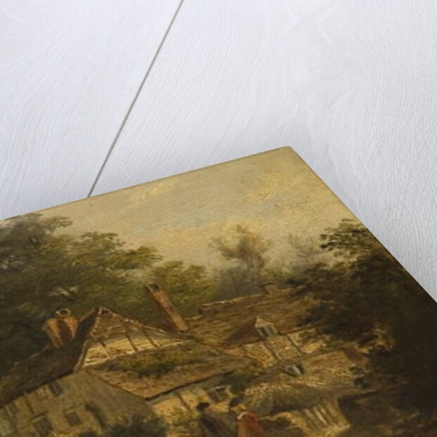 Old Cottages at Petersfield, 1820 by William Kidd