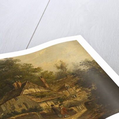 Old Cottages at Petersfield, 1820 by William Kidd