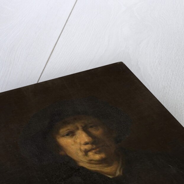 Copy of a Self Portrait, 19th century by Harmensz Van Rijn Rembrandt