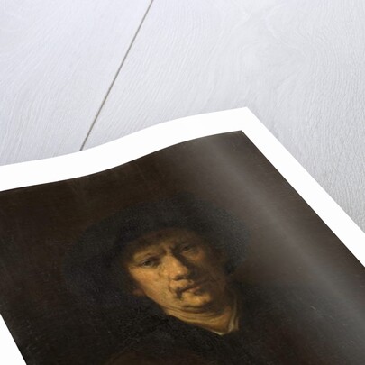 Copy of a Self Portrait, 19th century by Harmensz Van Rijn Rembrandt