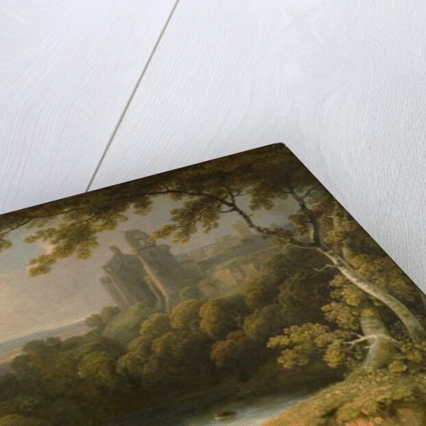 Ruins of Rosslyn Castle, Midlothian, 1810 by George Arnald