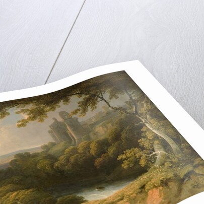 Ruins of Rosslyn Castle, Midlothian, 1810 by George Arnald