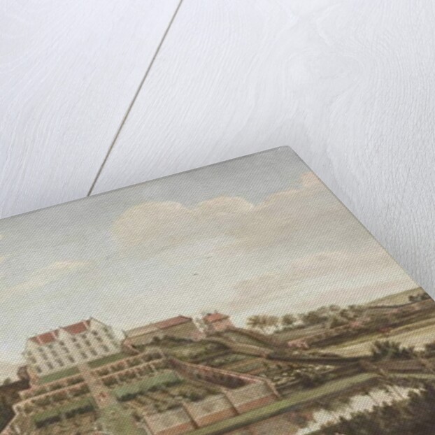 Dutch Mansion with Garden, 1730 by Johann Baptiste Bouttats