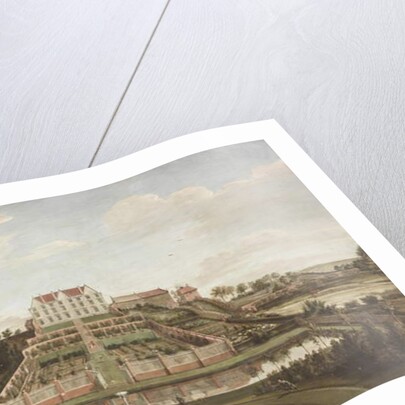 Dutch Mansion with Garden, 1730 by Johann Baptiste Bouttats