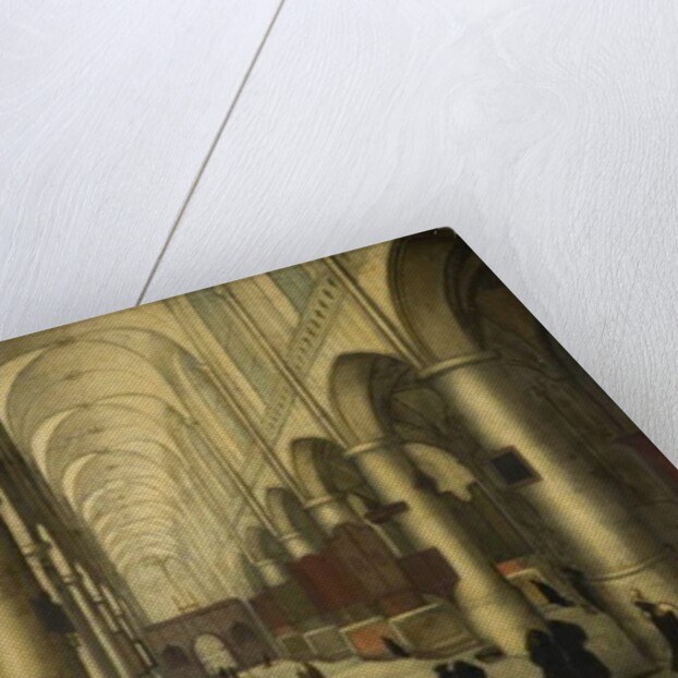 St. Pieters at Louvain, a Christening Party by Hendrik van Steenwyck