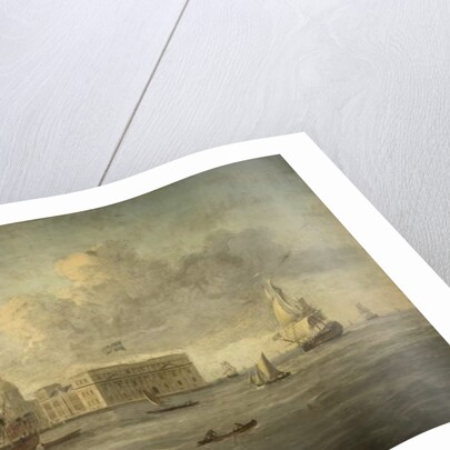 Greenwich Hospital, off which lies the Royal Yacht by School English