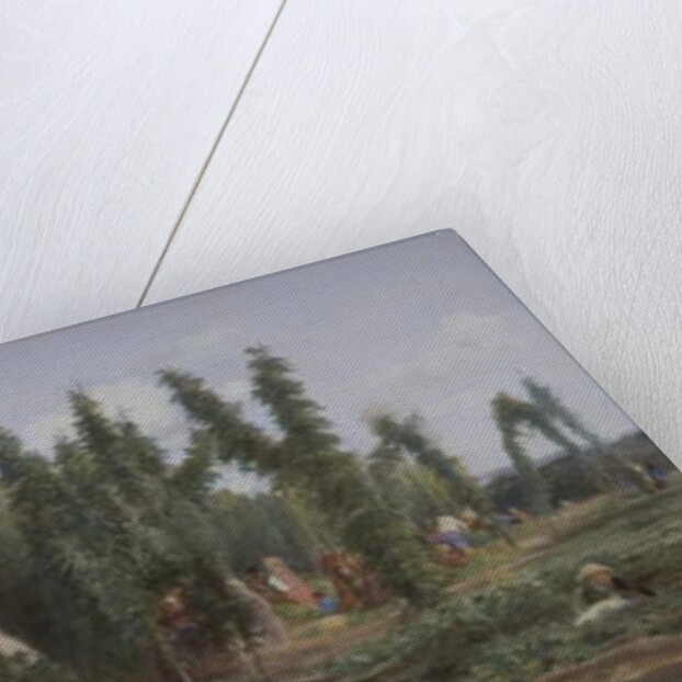 Hop Garden, 1858 by Thomas Webster