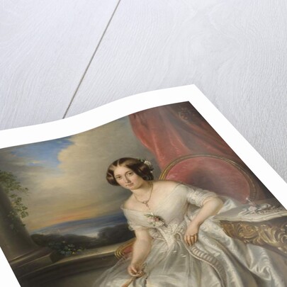 Portrait of a Lady, 1846 by Adrianus Wulffaert