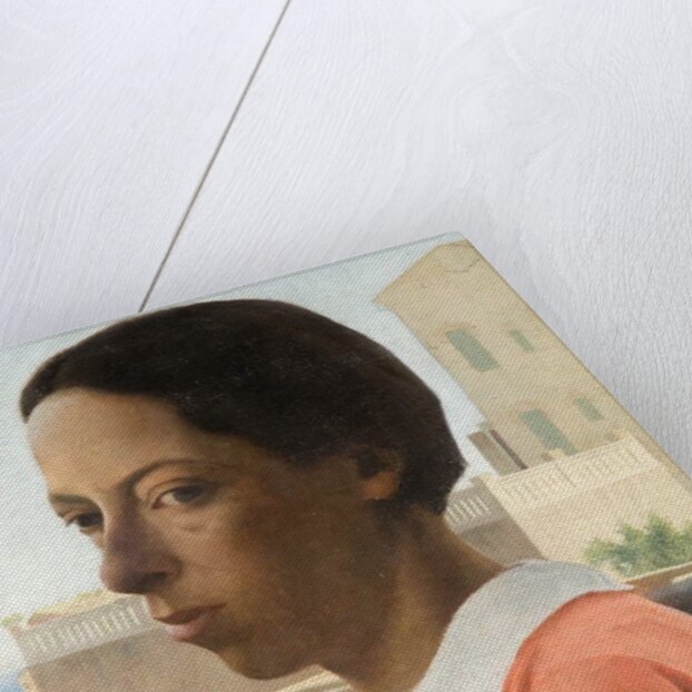 Portrait on a Veranda, Spain, 1933 by Arthur Segal