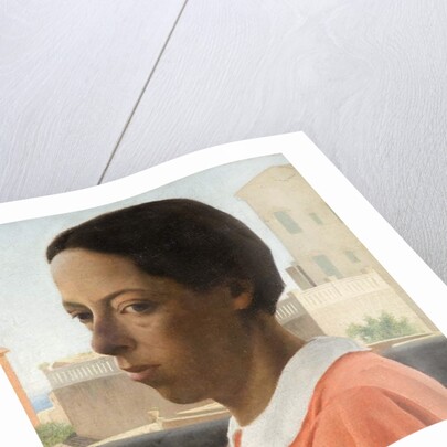 Portrait on a Veranda, Spain, 1933 by Arthur Segal