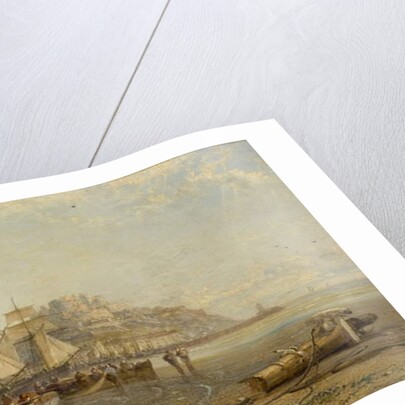 Low Tide, Mount Orgueil, Jersey, 1881 by Arthur Joseph Meadows