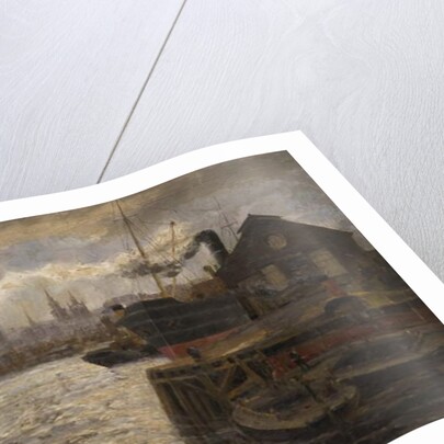 The Tyne with High Level Bridge, 1920 by Samuel Sykes