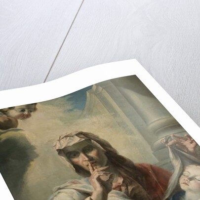 St. Anne and the Young Virgin by Italian School