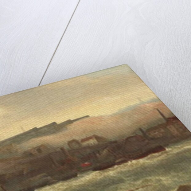 Cooper versus Chambers, Race on the Tyne, 1865 by John Warkup Swift