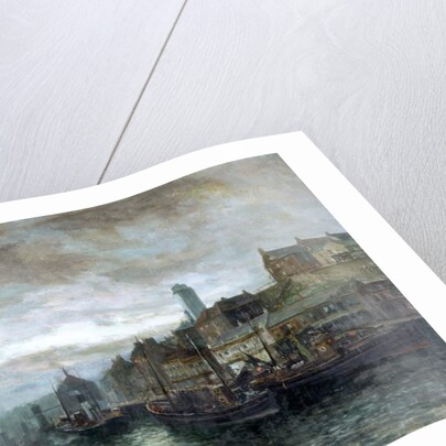 Quayside at North Shields, c.1890-1910 by John Falconar Slater