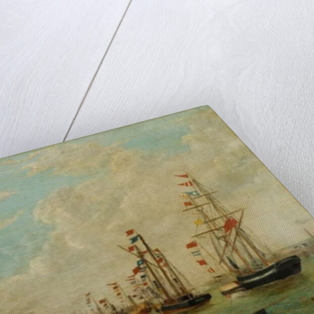 Opening of Tyne Dock, 3rd March 1859 by John (after) Scott