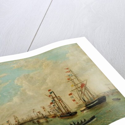 Opening of Tyne Dock, 3rd March 1859 by John (after) Scott