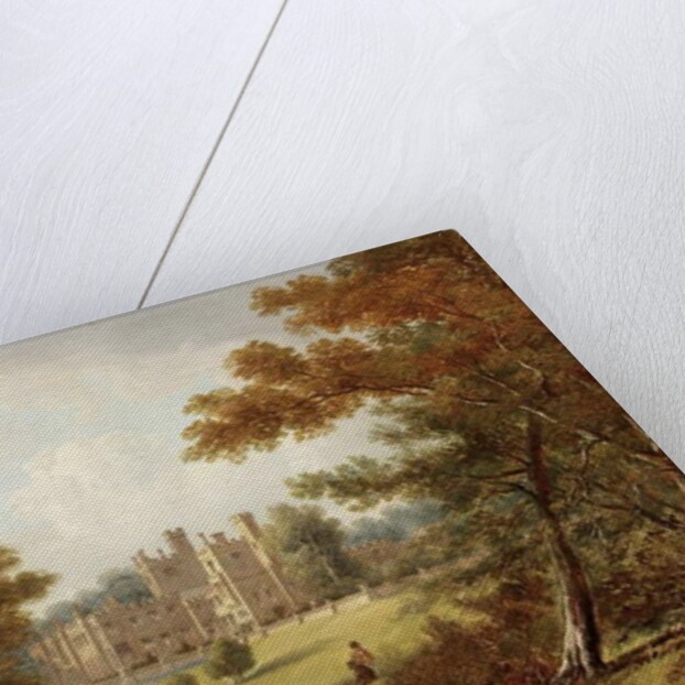 The Garden Front, Beaufront Castle, 1845 by John Wilson Carmichael