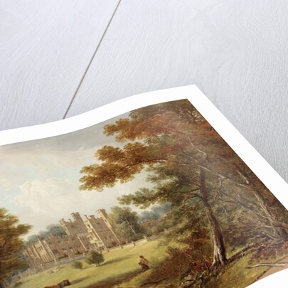 The Garden Front, Beaufront Castle, 1845 by John Wilson Carmichael