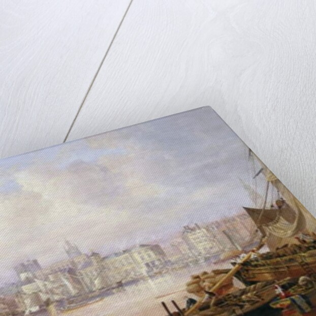 The Mayor's Barge on the Tyne, 1828 by John Wilson Carmichael