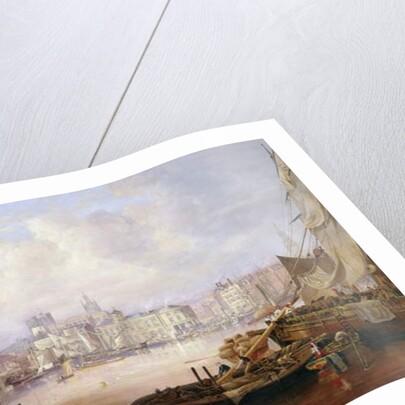 The Mayor's Barge on the Tyne, 1828 by John Wilson Carmichael