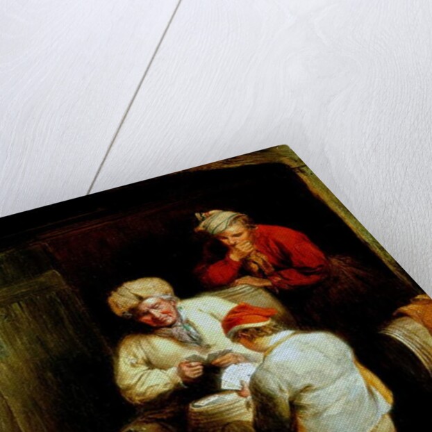 Smugglers Playing Cards by Henry Perlee Parker