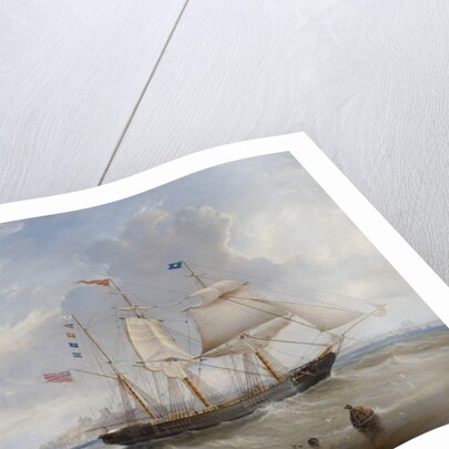 The Sailing Ship 'Anne' Leaving the River Tyne, 1859 by John Scott