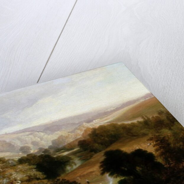 Evening View on Heaton Dene, Lancashire, from an Eminence near Mable's Mill, 1831 by Thomas Miles Richardson