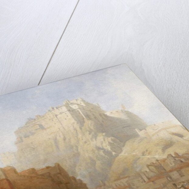 Edinburgh Castle from the Grassmarket, 1837 by David Roberts