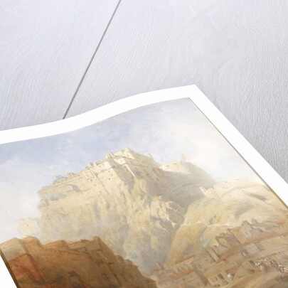 Edinburgh Castle from the Grassmarket, 1837 by David Roberts