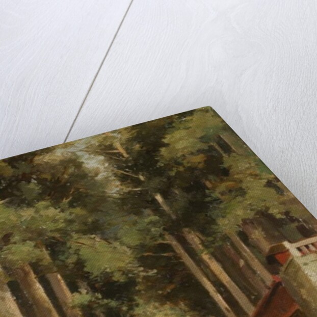 Avenue of Cryptomeria Leading to the Temple of Fiaharajinshu, Nikko, Japan, 1890 by John Jnr. Varley