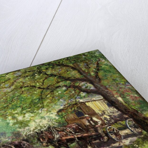 Two Horses and a Caravan by John Falconar Slater