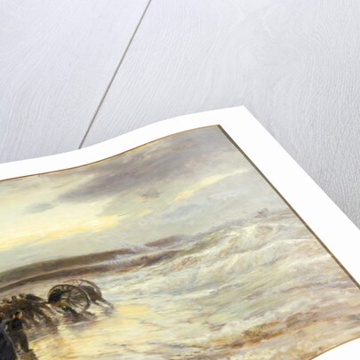 The Lifeboat Off, 1884 by Robert Jobling