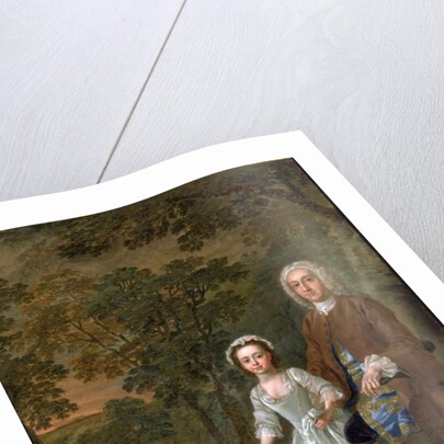 William Ellis and his daughter Elizabeth, c.1745 by Francis Hayman