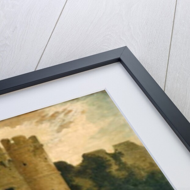 View of the Entrance of Carisbrooke Castle, Isle of Wight, 1815 by John Martin