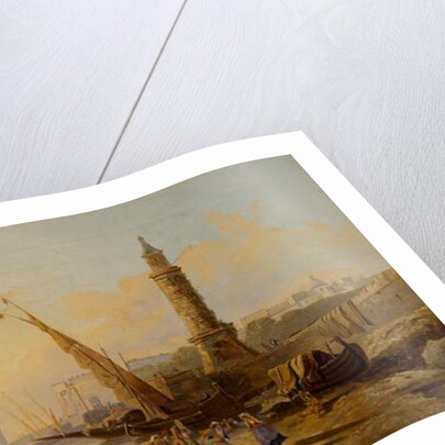 Italian Coast Scene by William Raymond Dommerson