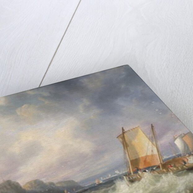 Off the Yorkshire Coast, Staithes, 1861 by John Wilson Carmichael