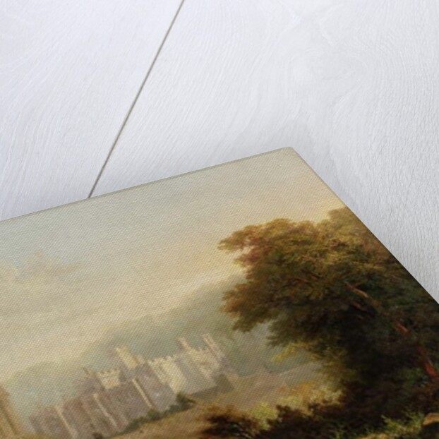 Brinkburn Grange and the Ruins of Brinkburn Priory, 1834 by John Wilson Carmichael