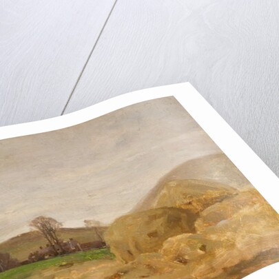 Landscape with Haystacks by Benjamin Haughton