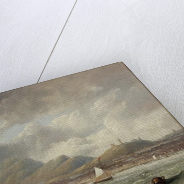 Leith and Edinburgh from the Firth of Forth, 1847 by John Wilson Carmichael