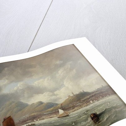 Leith and Edinburgh from the Firth of Forth, 1847 by John Wilson Carmichael