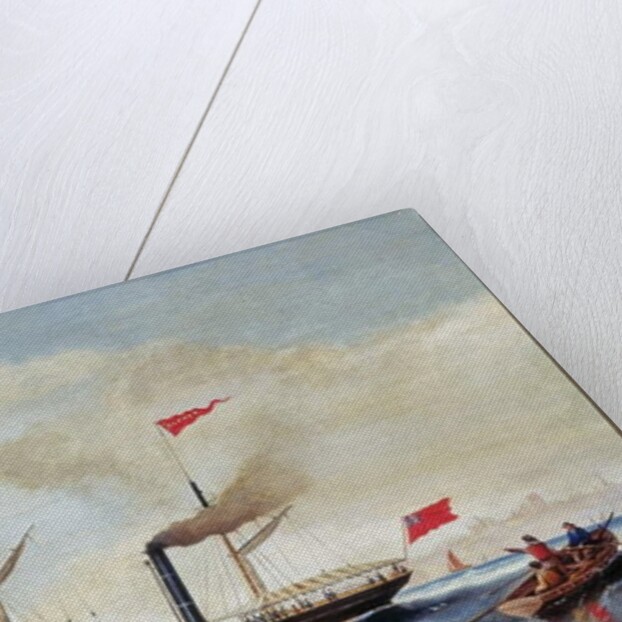 The Steam Tug 'Alfred' off Tynemouth, c.1856 by John Scott