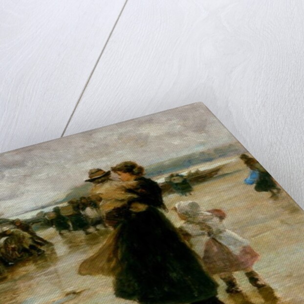 Hauling the Boats, 1890 by Robert Jobling